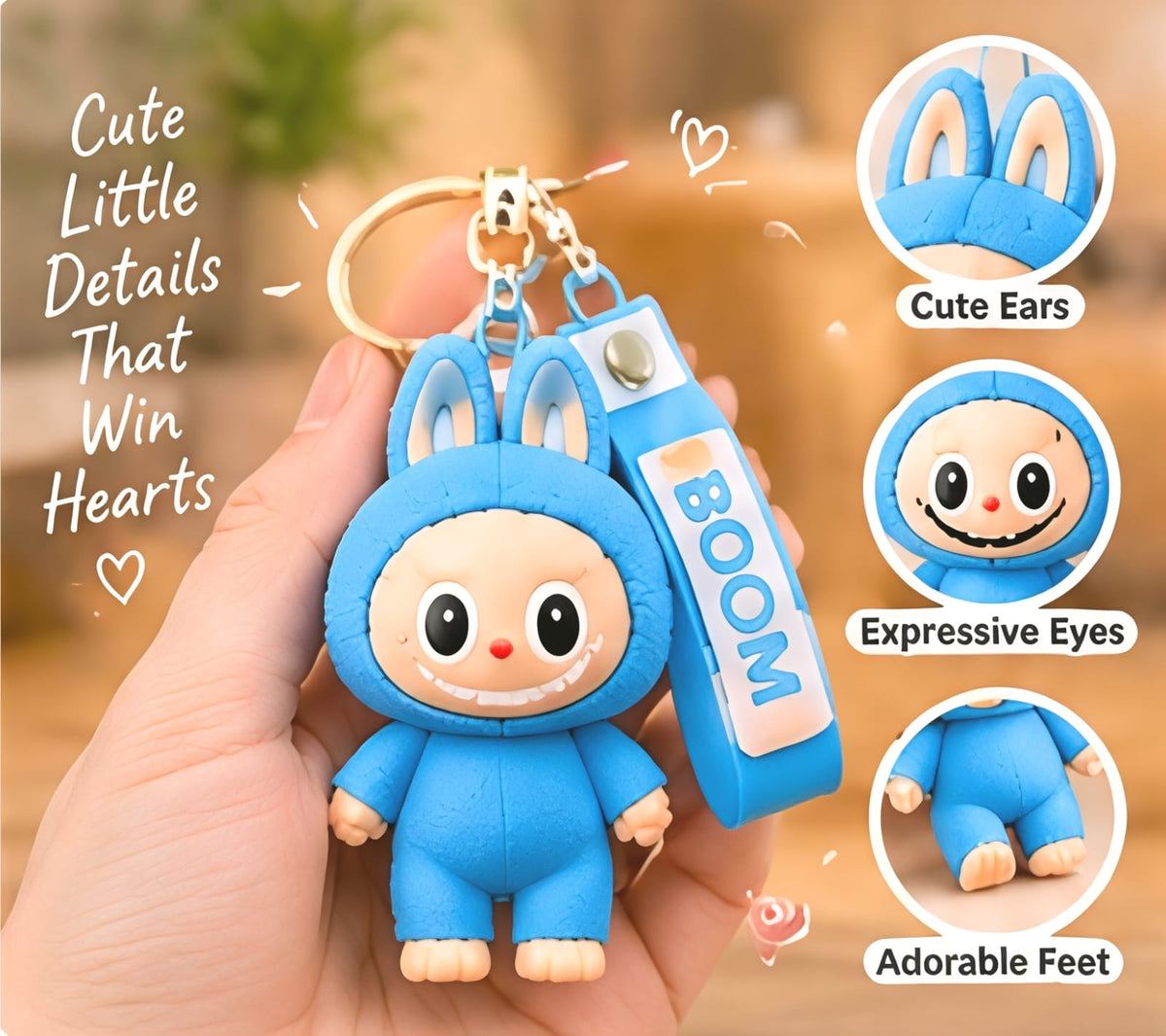 Labubu Cartoon Keychain