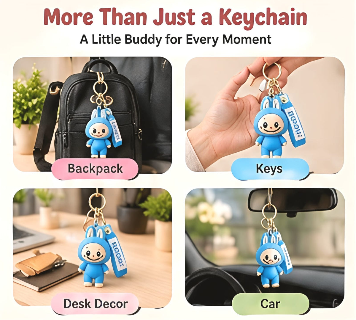 Labubu Cartoon Keychain