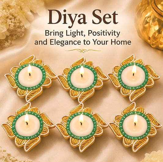 Decorative Diya Set