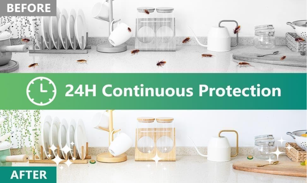 Roach Repellent Discs – Powerful Long-Lasting Cockroach Protection for Home & Kitchen
