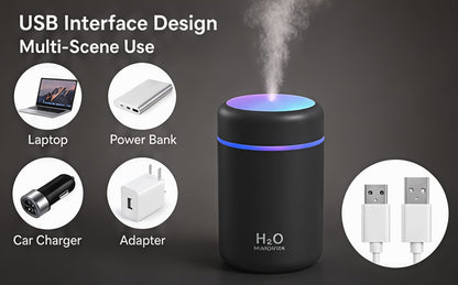 Colourful Night Light H2O Humidifier