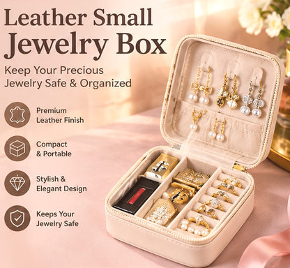 Leather Small Jewelry Box