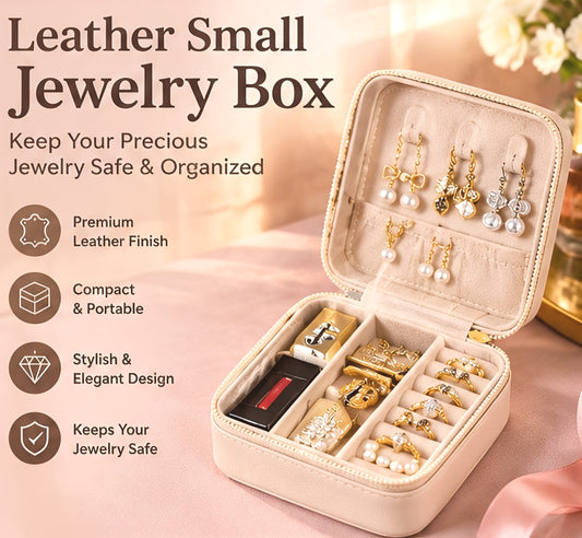 Leather Small Jewelry Box