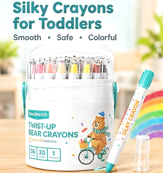 Silky Crayons for Toddlers