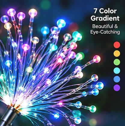 Seven Colors Gradient Solar Christmas Tree Light