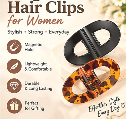 Magnetic Hair Clips