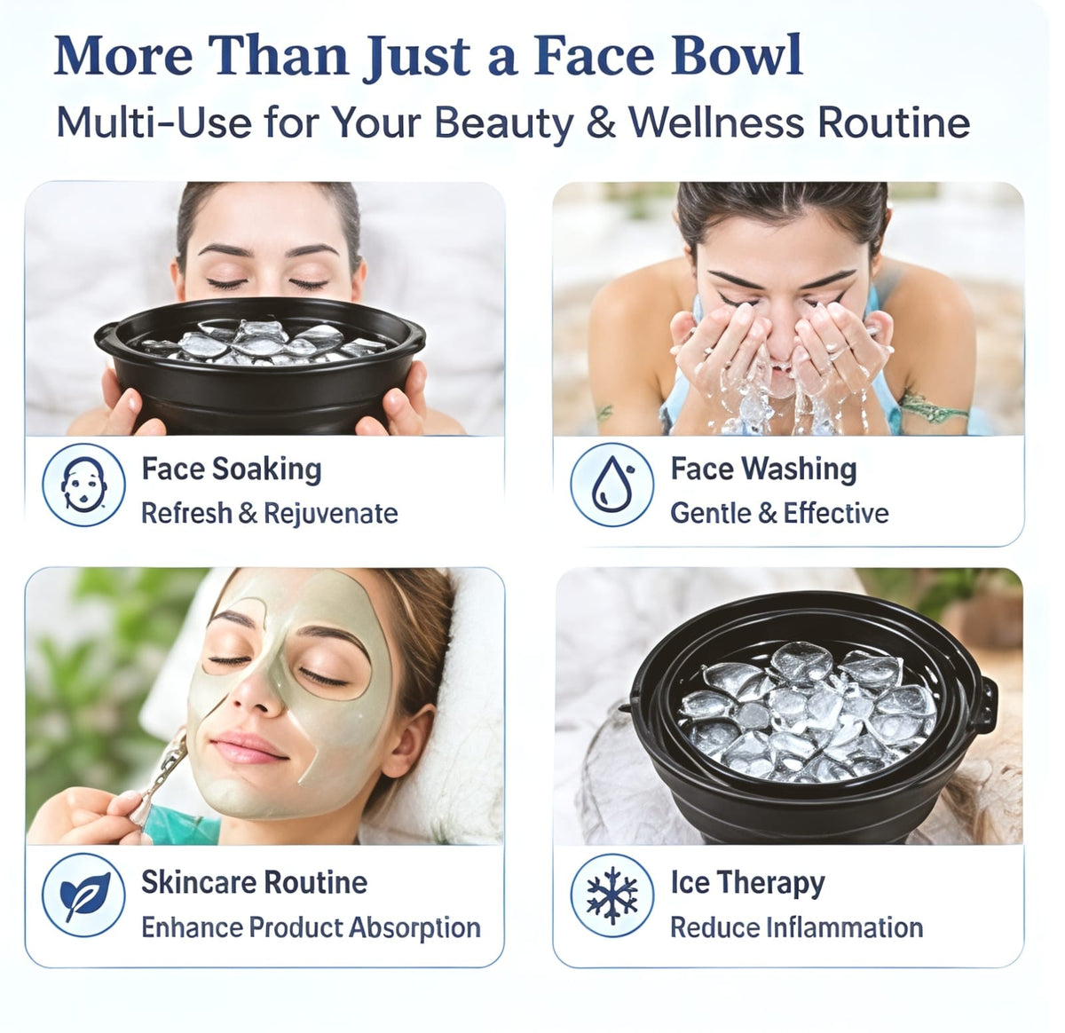 Silicon Ice Face Bowl