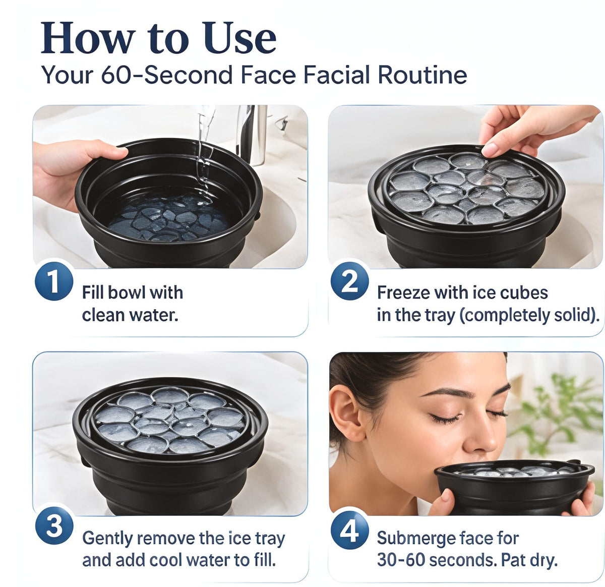 Silicon Ice Face Bowl