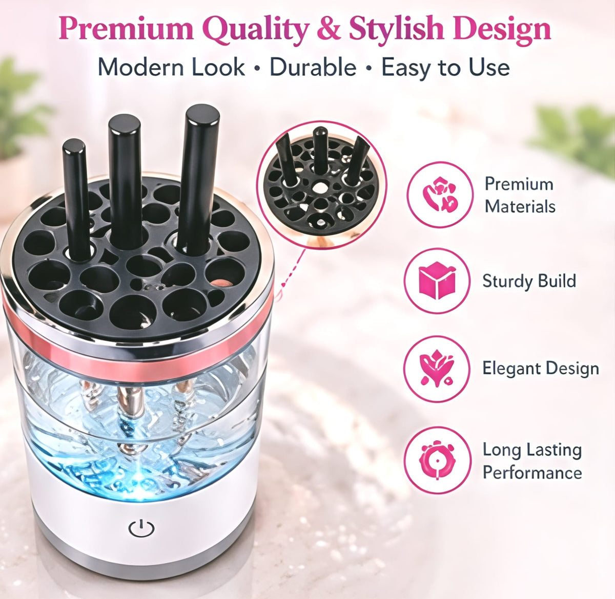 Electric Makeup Brush Cleaner