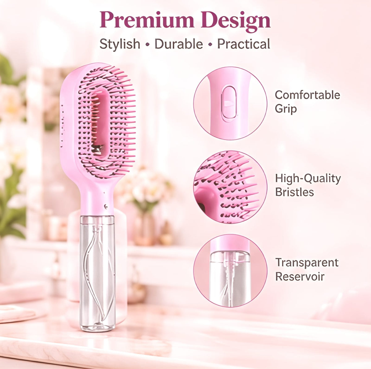 2-in-1 Spray Comb for Hair