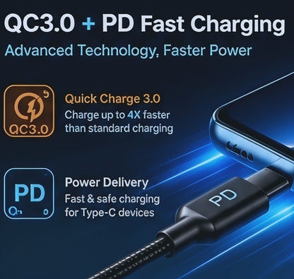 6 Port Charger Type-C